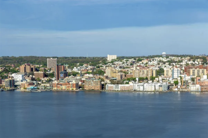 Aerial view of Yonkers, New York - 1 (800) 880-7954